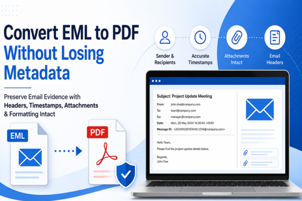 EML files to PDF conversion