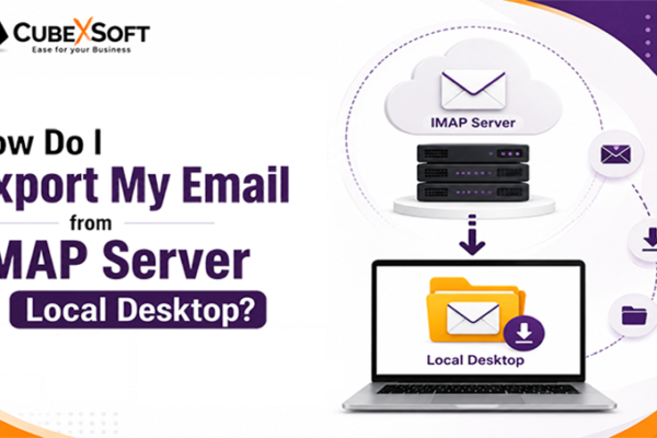 export email from imap server to local desktop