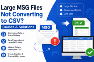 how to convert msg files to csv