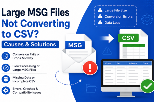 how to convert msg files to csv