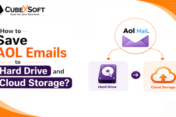 how to save aol emails to hard drive and cloud storage