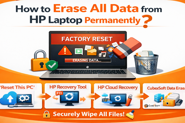 remove data from an HP laptop