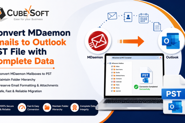 Convert MDaemon Emails to Outlook PST File