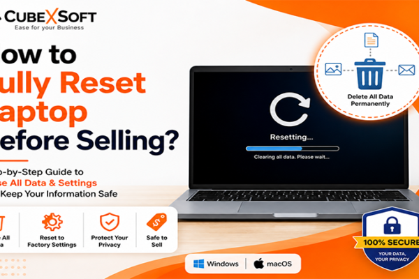 how to fully reset laptop before selling