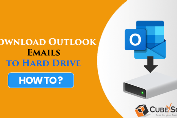 how to move outlook emails to hard drive